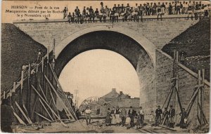 CPA HIRSON Pont de la rue Macquenvise (155663)