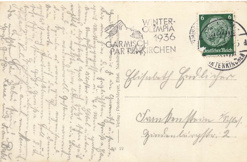 Ettal Bavaria Germany~Benedictine monastery~1936 Photo Postcard