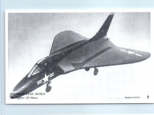 Postcard - Douglas XF4D Skyray - Jet Fighter US Navy