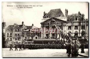 Orleans - Les Fetes de Jeanne d & # 39Arc - The Hi To Flag - Old Postcard