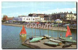 Old Postcard The Floral Hall and Southport Marine Lake