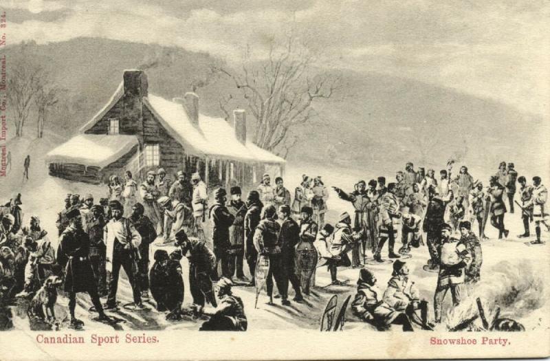 Canadian Sport Series, Snowshoe Party (1910s)