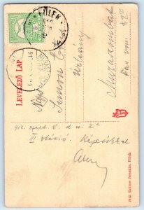 Nógrád County Slovakia Postcard View of Castle of the Ears 1912 Antique Posted