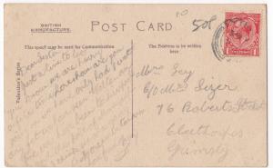 Blackpool; Princess Parade PPC By Valentines, 1920 PMK To Mrs Ley, Cleethorpes 