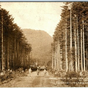 c1910s Kushiro Japan Kawayu Onsen Hot Springs Mt Boshi Boy w/ No Hands Photo A53