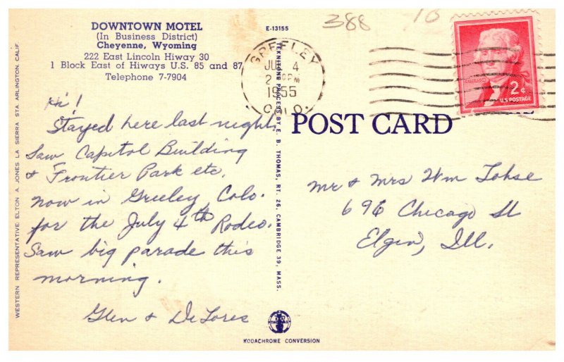 Wyoming  Cheyenne  Downtown Motel