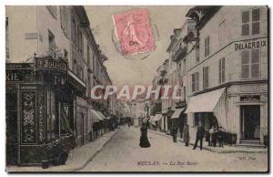 Old Postcard Meulan Low Street