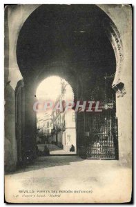 Old Postcard Sevilla Puerta del Perdon