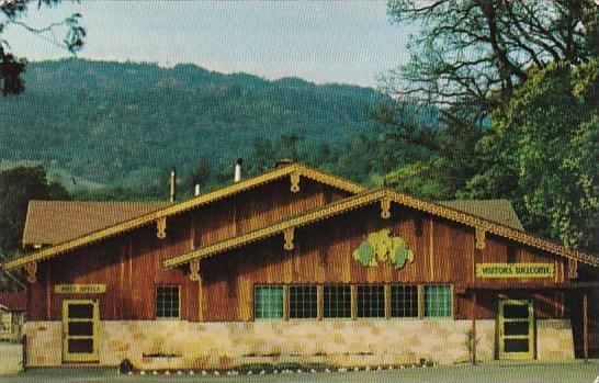 California Asti Exterior View Of Tasting Room Of The Italian Swiss Colony Winery