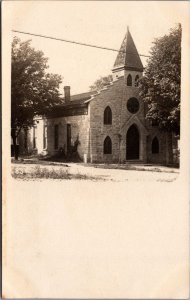 USA Will County Illinois Church Vintage RPPC 09.70