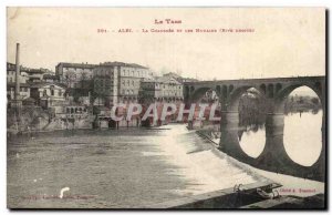Albi Old Postcard the floor and mills (right bank)