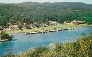 Branson Forsyth 1950s Rockaway Beach Missouri Postcard Waterfront  Roberts 7500