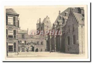 Netherlands Den Haag Old Postcard Binnehof Middenpoort