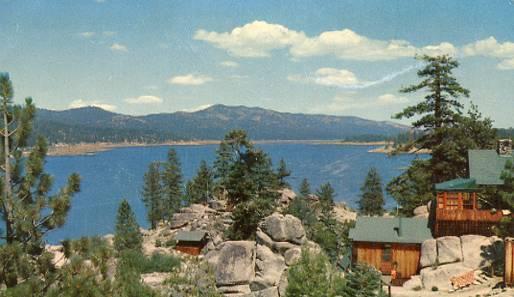 CA - Big Bear Lake in the San Bernardino Mountains