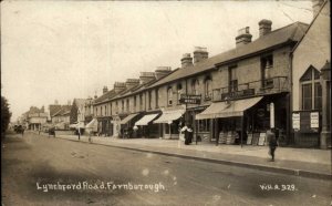 Farnborough Hampshire Lynchford Road Rushmoor c1910s Real Photo Postcard