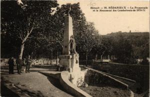 CPA BEDARIEUX La Promenade et le Monument des Combattants (686557)