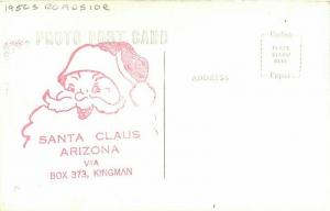 Gallup 1950s Roadside Santa Claus Arizona RPPC Photo Postcard 2237