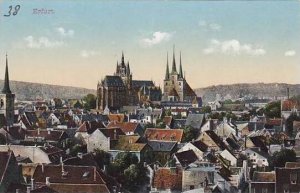 Germany Erfurt Panorama View