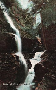 Vintage Postcard 1916 Rainbow Falls Watkins Glen New York Buffalo News Company