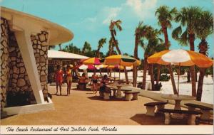 The Beach Restaurant Fort DeSoto Park Florida FL c1968 Postcard D36