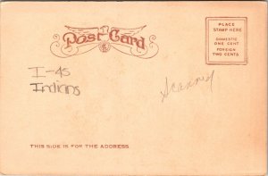 Seminole Indians Men in Florida Postcard Undivided Back