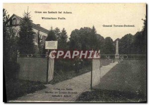 Old Postcard Gruss Aus Bei Asabach Achern Wachterhaus Paulin Army