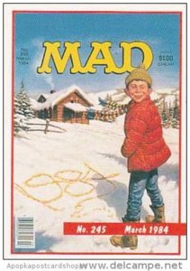 Lime Rock Trade Card Mad Magazine Cover Issue No 245 March 1984