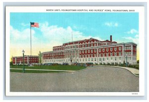 Vintage North Unit, Youngsstown Hospital, OH. Original Vintage Postcard P26E
