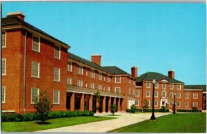 Wake Forest College Mens Dormitories Winston-Salem NC Vintage Postcard A62