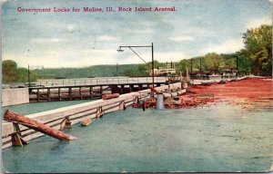 Illinois Rock Island Arsenal Government Locks For Moline 1911