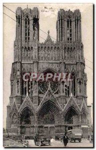 Reims Cathedral Old Postcard (animated)
