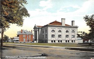 Public Library Portsmouth, Ohio OH Postcard