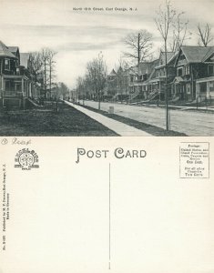 EAST ORANGE N.J. NORTH 18th STREET ANTIQUE POSTCARD