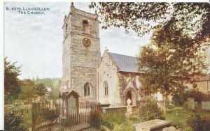 Wales Postcard - Llangollen - The Church  U281