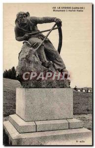 Old Postcard Croisic (Loire inf) Monument Herve Rielle