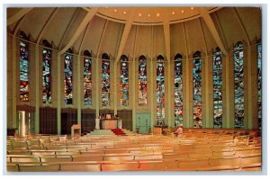 Biloxi Mississippi MS Postcard St. Michael's Catholic Church Interior c1960's