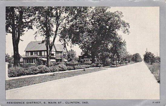 Indiana Clinton South Main Street Residence District