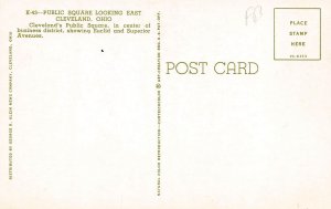 LPD14   Ohio Postcard: Cleveland, Public Square