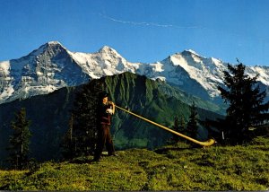 Switzerland Berner Oberland Eiger Moench und Jungfrau