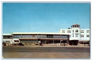 Denver Colorado CO Postcard Municipal Airport Administration Building Vintage