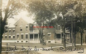 MI, Centerville, Michigan, RPPC, Saint Joseph County Jail, Exterior View, Keasey