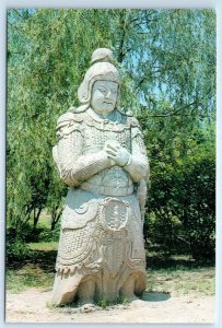 Stone Figure at Ming Tombs TAIWAN 4x6 Postcard