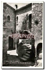 Modern Postcard Eze Village Chateau Prince of Sweden