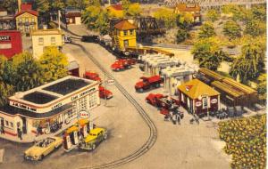 Hamburg Pennsylvania Miniature Village Esso Station Antique Postcard K105705