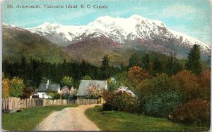 c1910 VANCOUVER ISLAND B.C. CANADA MT. ARROWSMITH EARLY POSTCARD 43-31