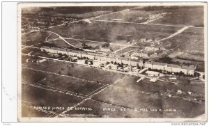 RP: Aerial View of Edward Hines Jr. Hospital, Hines, Illinois, 1941 PU