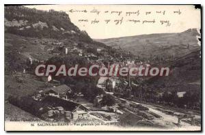 Old Postcard Salins Les Bains View Gnrale