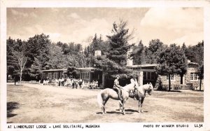 Lot327 limberlost lodge lake solitaire muskoka real photo canada horse riding