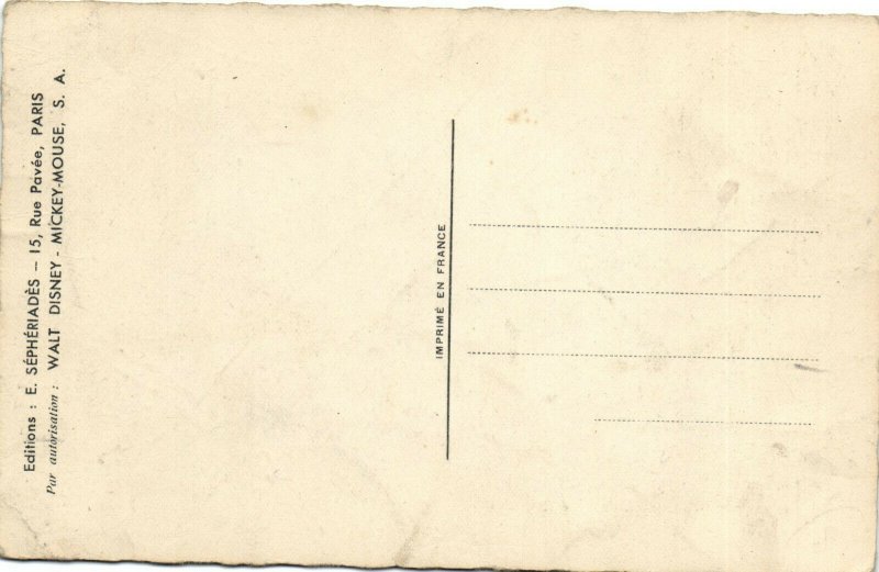 PC DISNEY, SNOW WHITE AND THE SEVEN DWARFS, Vintage Postcard (b35777)