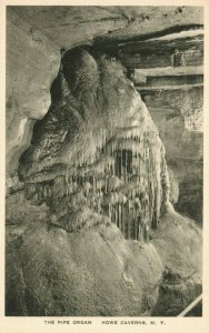 Vintage Postcard The Pipe Organ Howe Caverns Cobleskill NY